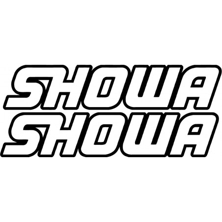 2x Showa Logo V2 Racing Sticker Decal Decal Stickers DecalsHouse