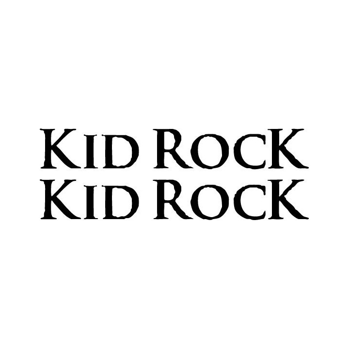 Kid Rock Stickers – American Badass Music Decals (2-Pack)