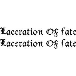 Laceration of Fate Stickers – Metal Band Decals (2-Pack)