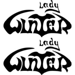 Lady Winter Band Stickers – Metal Music Decals (2-Pack)