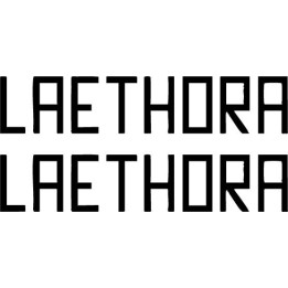 Laethora Stickers – Swedish Death Metal Decals (2-Pack)