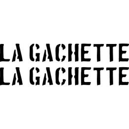 La Gachette Stickers – French Punk Band Decals (2-Pack)
