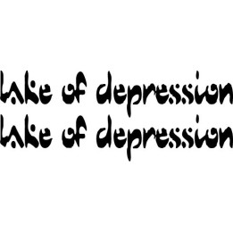 Lake of Depression Stickers – Funeral Doom Metal (2-Pack)