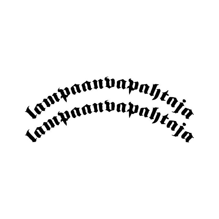 Lampaanvapahtaja Stickers – Finnish Metal Band Decals (2-Pack)
