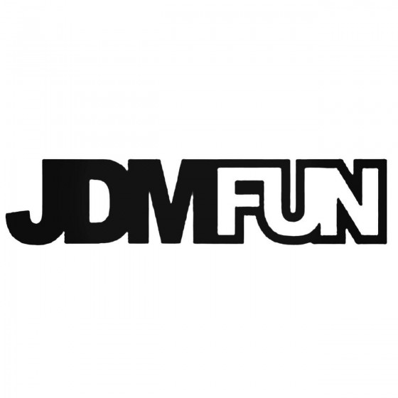 Jdm Fun Japanese Decal Sticker