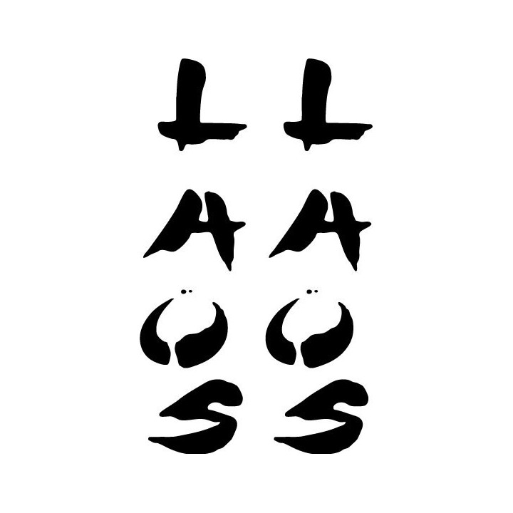 Laos Band Stickers – Hard Rock Music Decals (2-Pack)