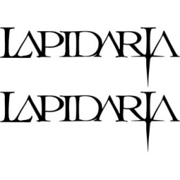 Lapidaria Stickers – Doom Metal Band Decals (2-Pack)