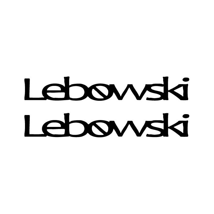 Lebowski Stickers – Progressive Rock Decals (2-Pack)