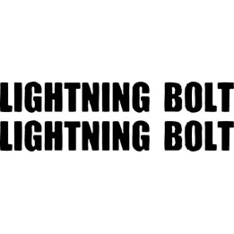 Lightning Bolt Band Stickers – Noise Rock Decals (2-Pack)