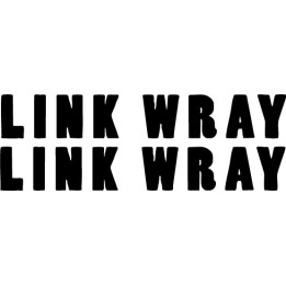 Link Wray Stickers – Rumble Rock Guitar Decals (2-Pack)