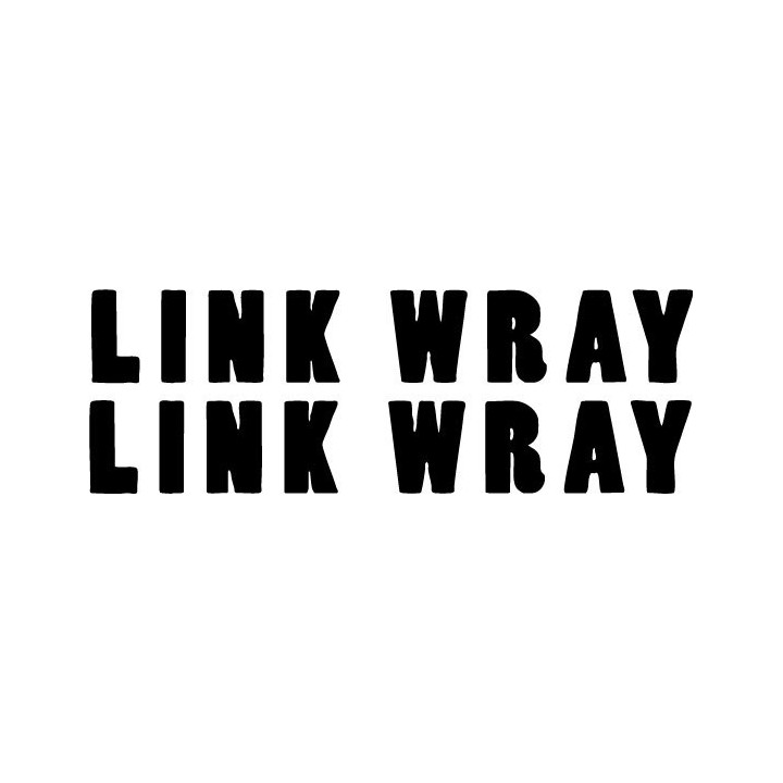 Link Wray Stickers – Rumble Rock Guitar Decals (2-Pack)
