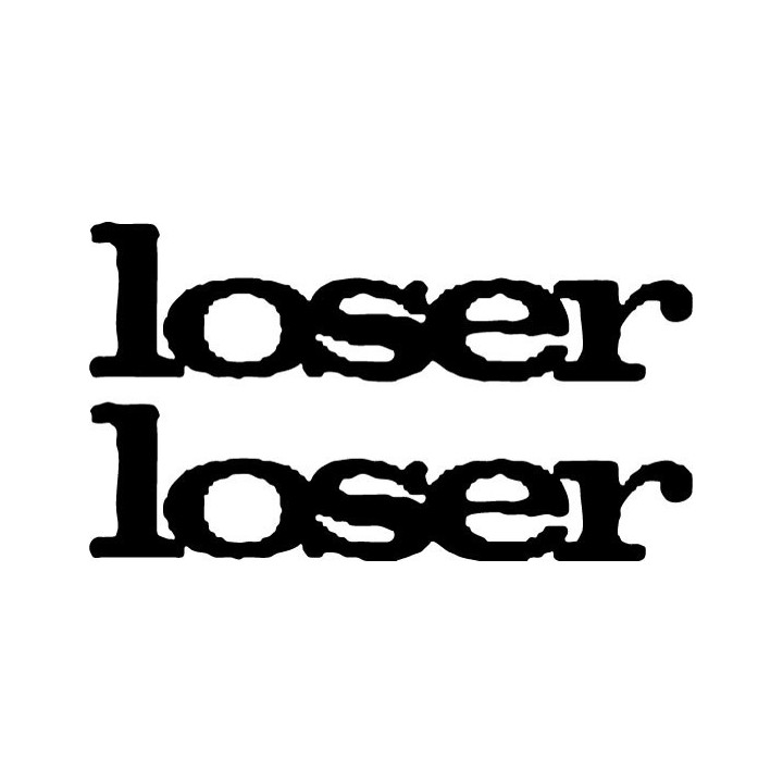 Beck Loser Stickers – 90s Alternative Rock Decals (2-Pack)