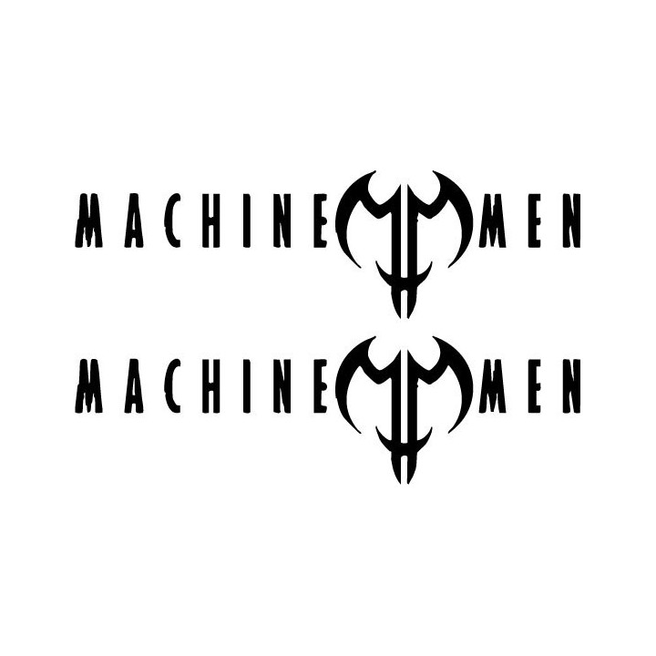 Machine Men Stickers – Finnish Heavy Metal Decals (2-Pack)