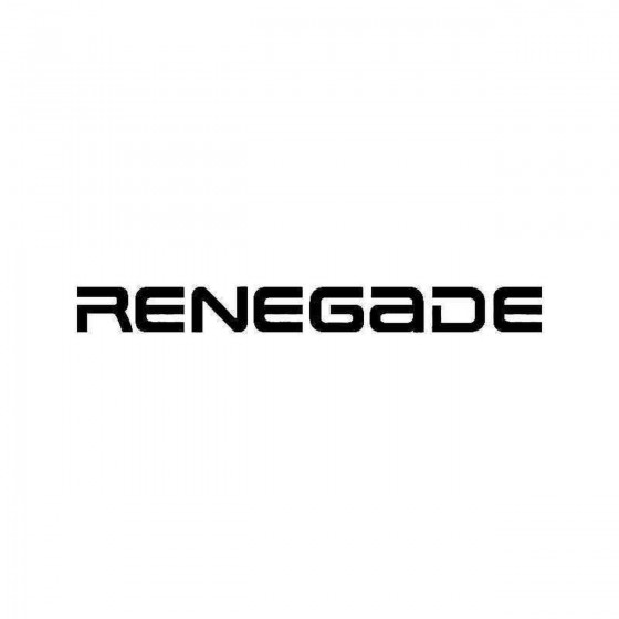 Jeep Renegade Logo Vinyl...