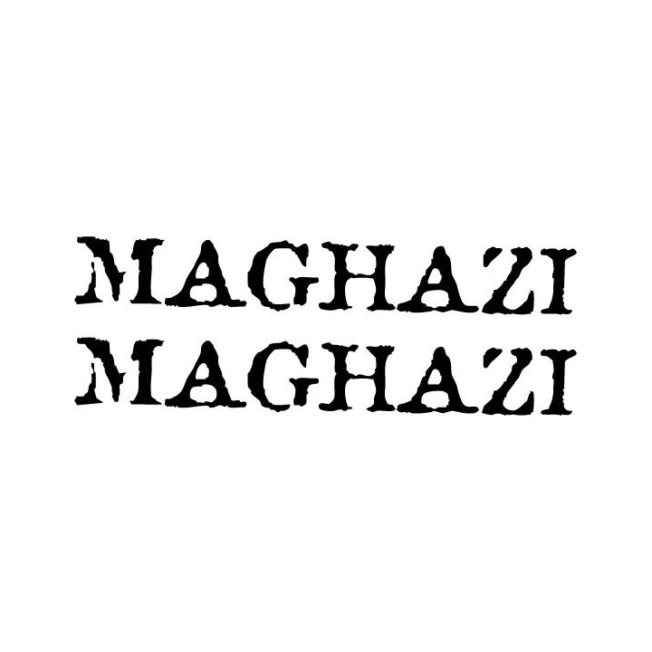 Maghazi Stickers – Metal Band Logo Decals (2-Pack)