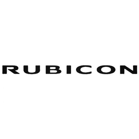 Jeep Rubicon Logo Decal...