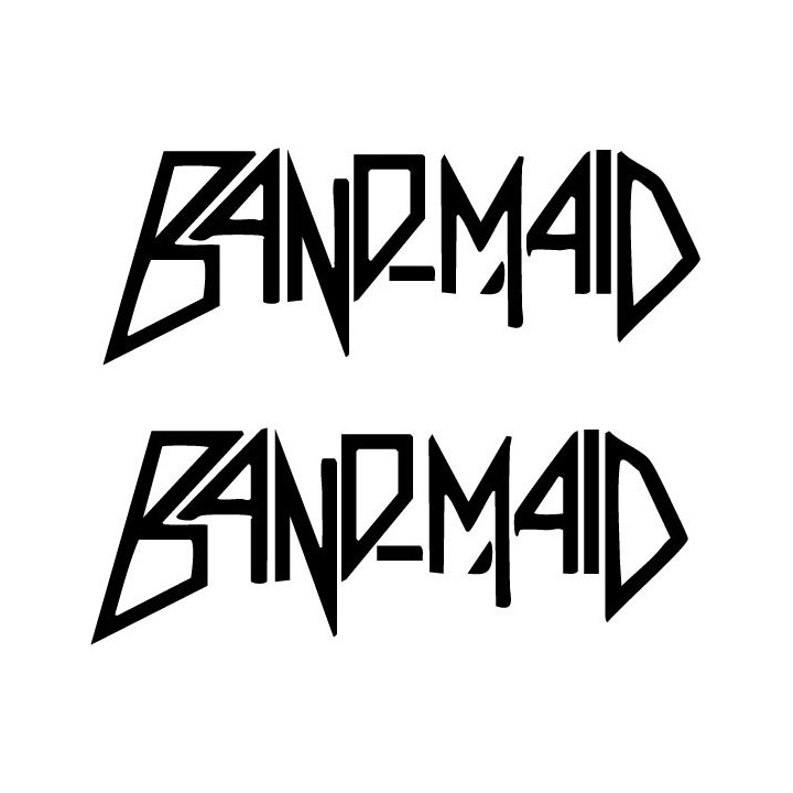 Band-Maid Stickers – Japanese Rock Decals (2-Pack)