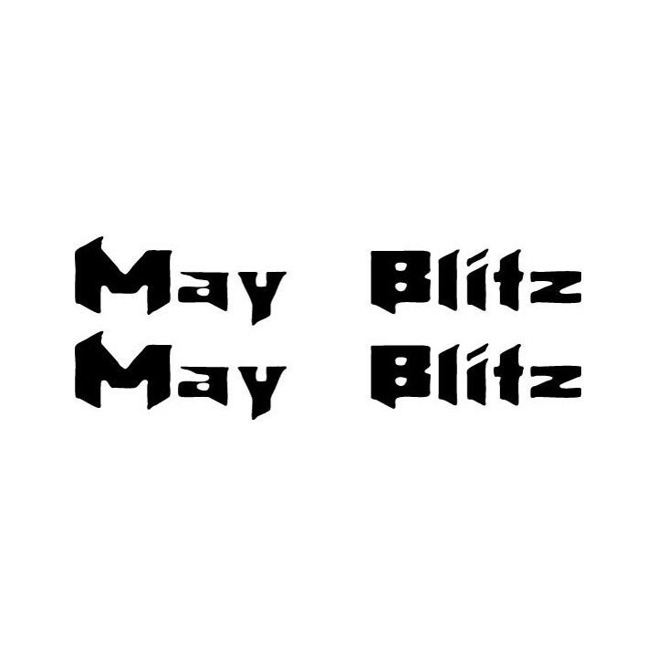May Blitz Stickers – Hard Rock Band Decals (2-Pack)