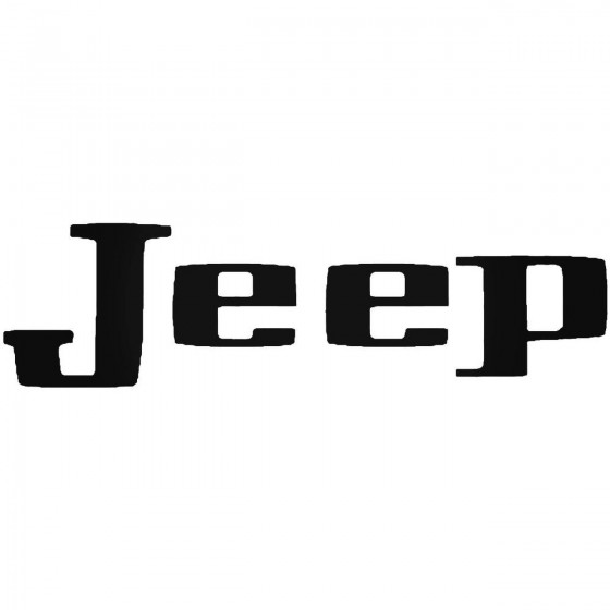 Jeep Vinyl Decal Sticker 1