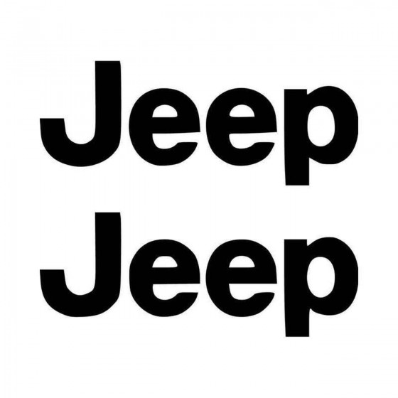 2x Jeep Wrangler Vinyl...