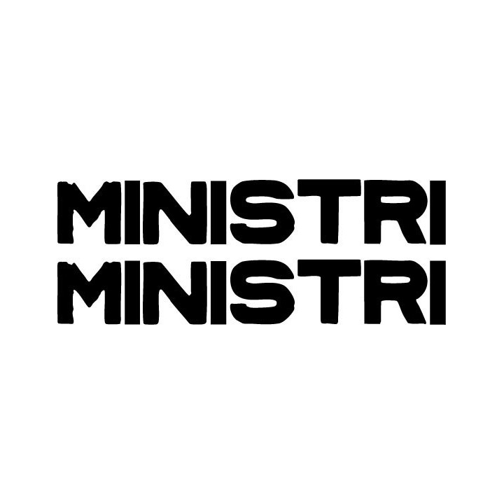 Ministri Stickers – Italian Rock Band Decals (2-Pack)