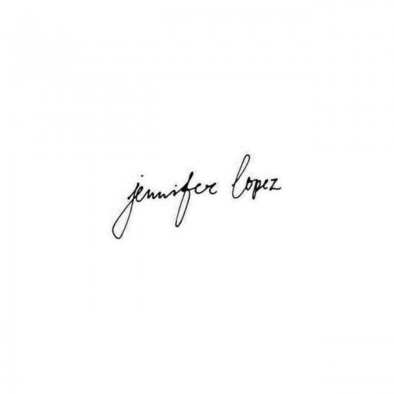 Jennifer Lopez Decal Sticker