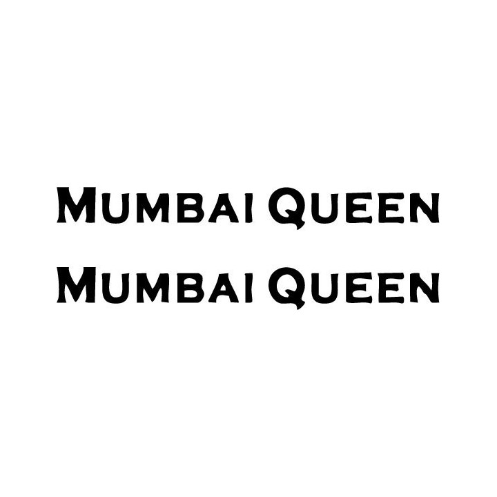 Mumbai Queen Stickers – Indian Metal Band Decals (2-Pack)