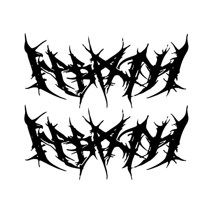 Nabaath Band Stickers – Blackened Death Metal (2-Pack)