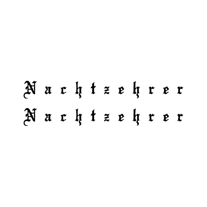 Nachtzehrer Stickers – Black Metal Band Decals (2-Pack)