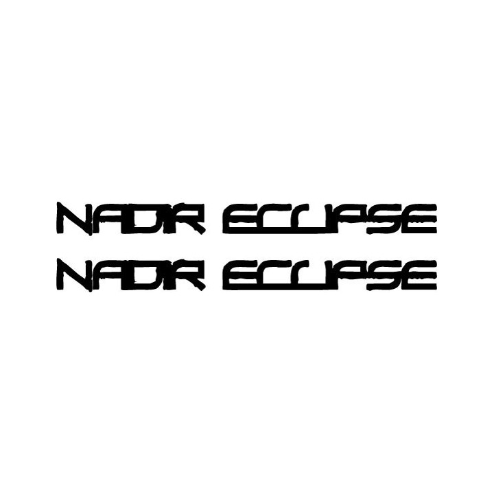 Nadir Eclipse Band Stickers – Death Metal Decals (2-Pack)