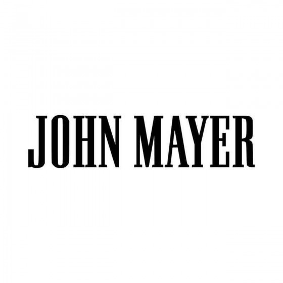 John Mayer Band Logo Vinyl...