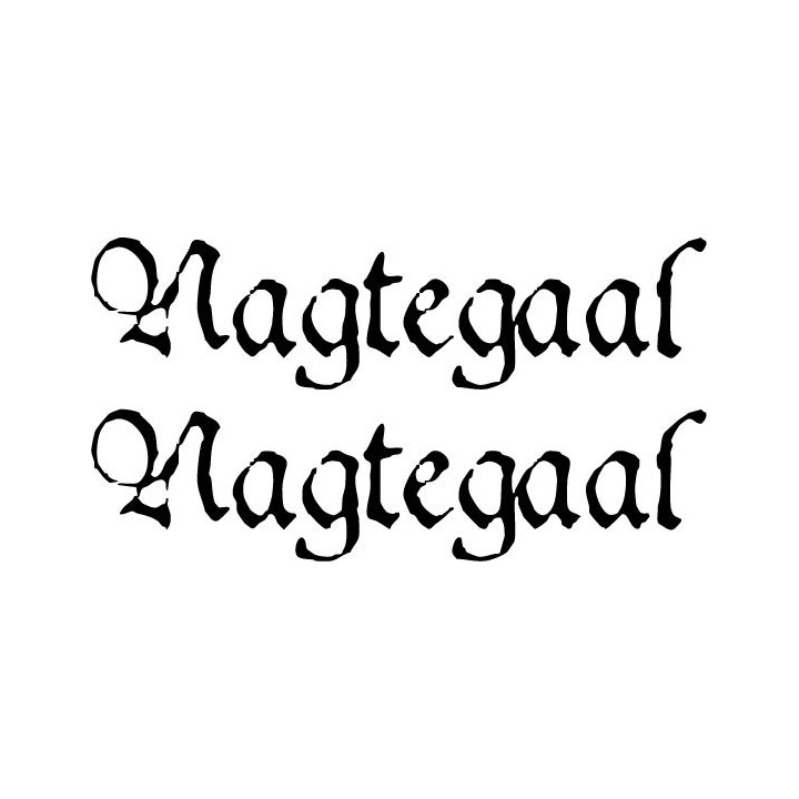 Nagtegaal Stickers – Black Metal Band Decals (2-Pack)