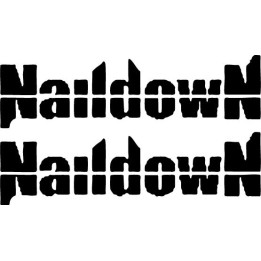 Naildown Stickers – Finnish Metal Band Decals (2-Pack)
