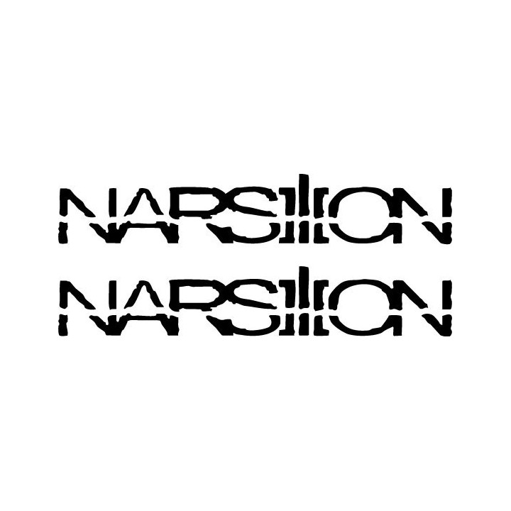 Narsilion Stickers – Darkwave Band Decals (2-Pack)