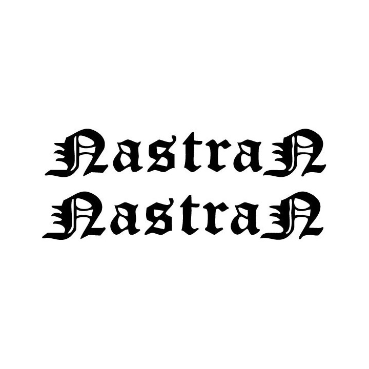 Nastran Band Stickers – Metal Music Decals (2-Pack)