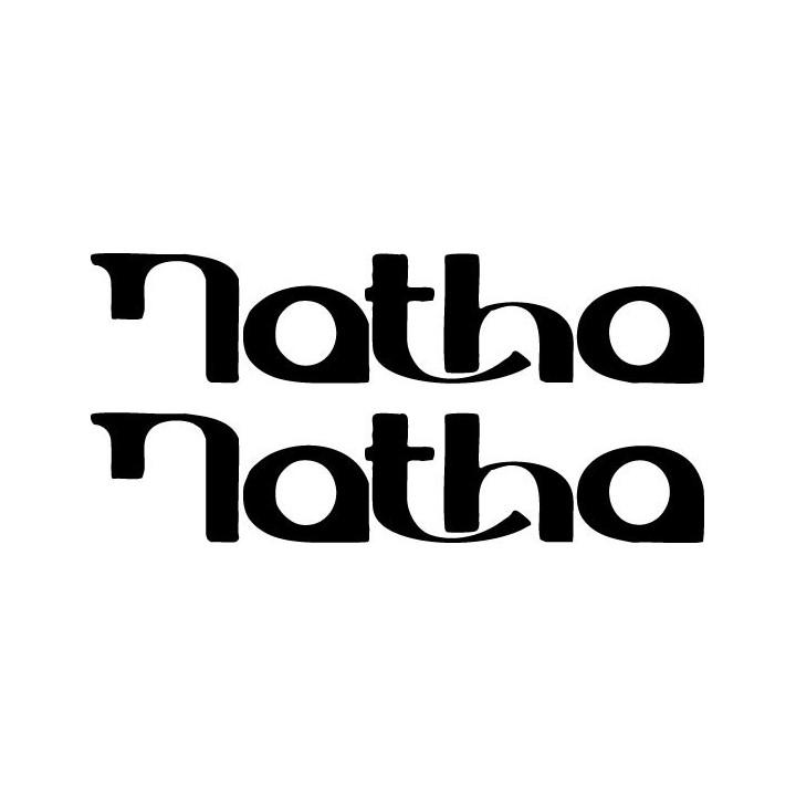 Natha Band Stickers – Dark Metal Decals (2-Pack)