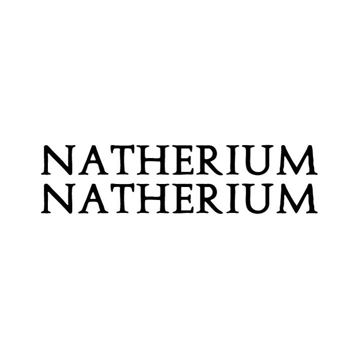 Natherium Stickers – Black Metal Band Decals (2-Pack)
