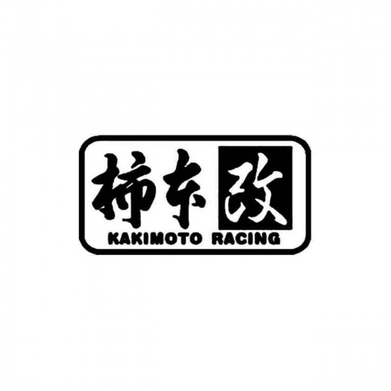Kakimoto Racing Vinyl Decal