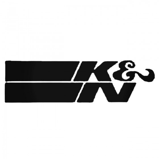 K And N Decal Sticker