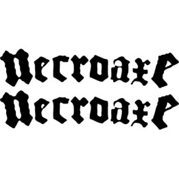 Necroaxe Stickers – Brazilian Thrash Metal Decals (2-Pack)