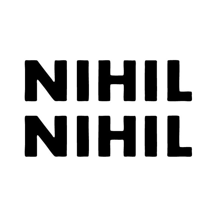 Nihil Stickers – Black Metal Band Logo Decals (2-Pack)