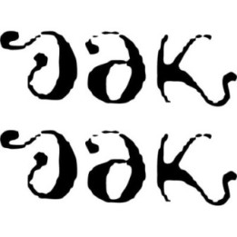 Oak Band Logo Stickers – Prog Rock Decals (2-Pack)