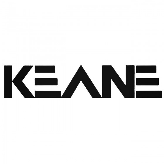 Keane Decal Sticker
