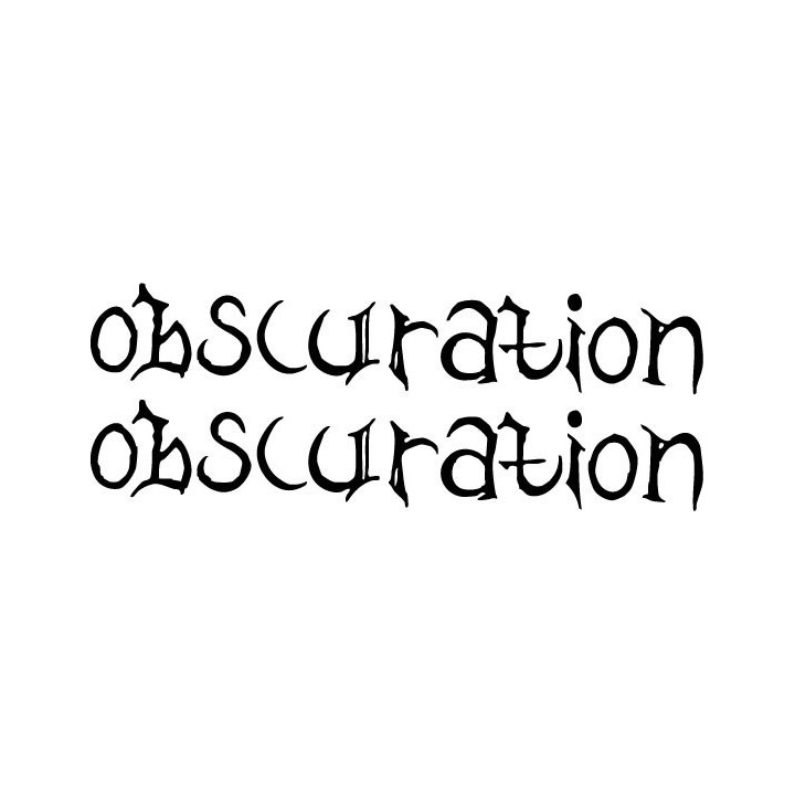 Obscuration Band Stickers – Metal Decals (2-Pack)