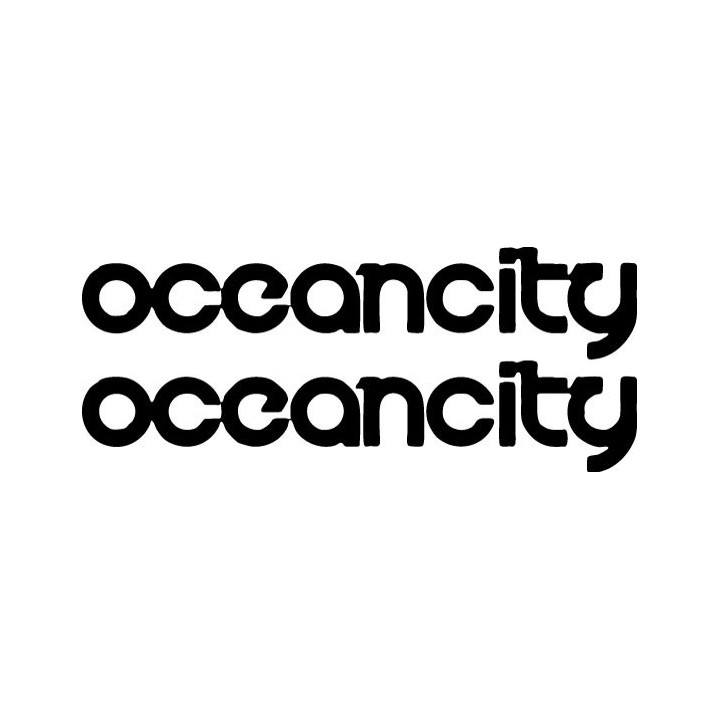 Ocean City Band Stickers – Rock Logo Decals (2-Pack)