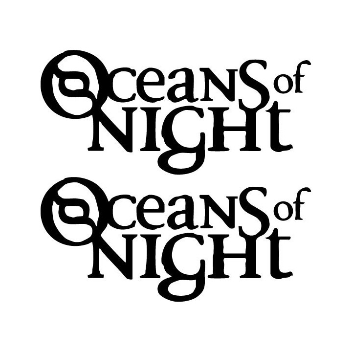 Oceans of Night Stickers – Progressive Metal Decals (2-Pack)