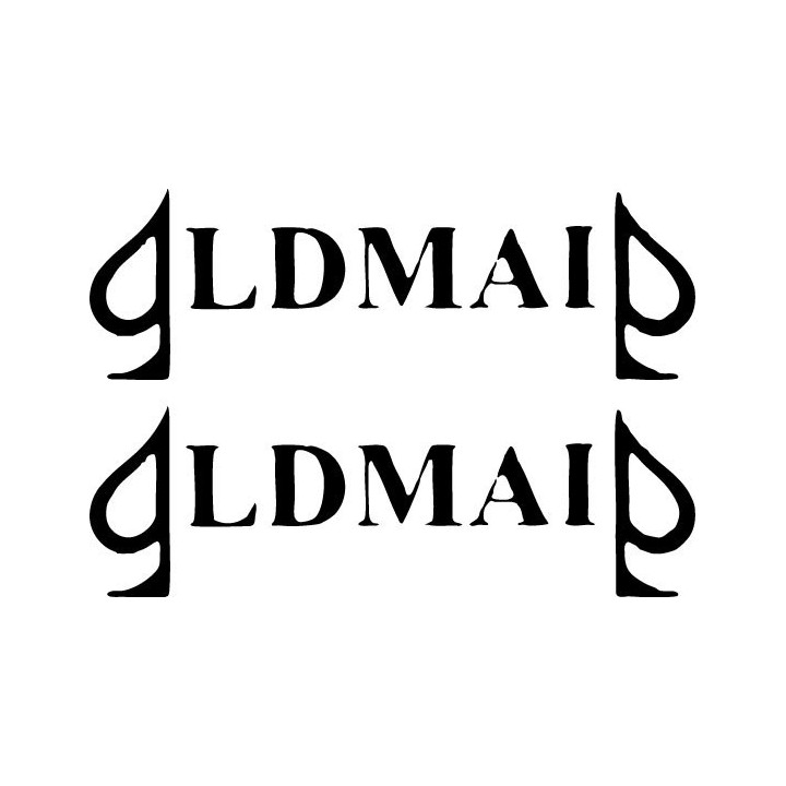 Old Maid Band Stickers – Rock Logo Decals (2-Pack)