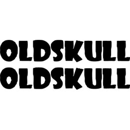 Oldskull Stickers – Death Metal Band Decals (2-Pack)