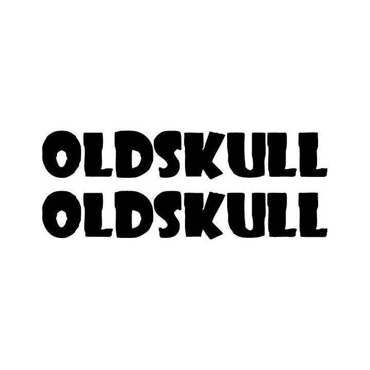 Oldskull Stickers – Death Metal Band Decals (2-Pack)