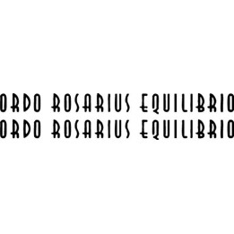Ordo Rosarius Equilibrio Stickers – Neofolk Decals (2-Pack)
